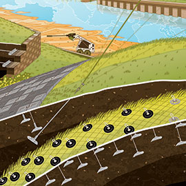 Duckbill Soil Stablization