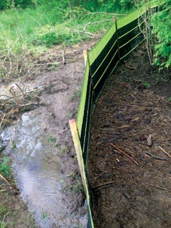 Soil Sediment Control Devices Silf Fence Credit England Erosion