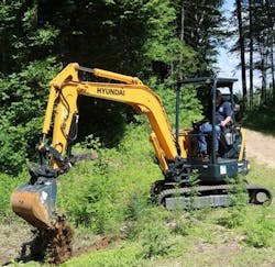 Hyundai Compact Excavator Hyundai Compact Excavator