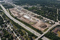 Preparing the ground and installing the StormTrap system in two sections at 84South. Preparing the ground and installing the StormTrap system in two sections at 84South.