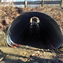 Culvert in Butler County, OR Culvert in Butler County, OR