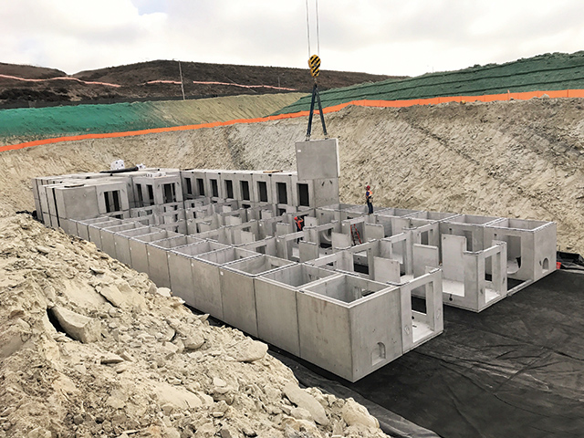 StormCapture installation at the Portola site in Lake Forest, CA