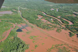 A 1000-year-storm event in 2016 inundated US Highway 2 and the Bad River Indian Reservation east of Ashland, WI. It’s one of three major storm events to hit the south shore of Lake Superior during a six-year period.