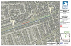 Figure 3: Selected sites include one typical backslope swale and one bioswale BMP, each with separate interceptor pipe inlet. Figure 3: Selected sites include one typical backslope swale and one bioswale BMP, each with separate interceptor pipe inlet.