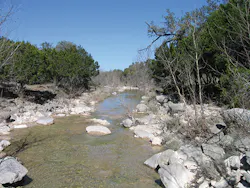 A stream buffer in west Austin