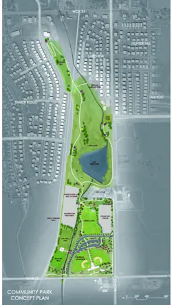 Severance Community Park concept plan Severance Community Park concept plan
