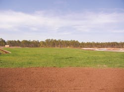 McGill Premium Compost used a blower truck to compost and reseed a range field at Camp Lejeune, NC. McGill Premium Compost used a blower truck to compost and reseed a range field at Camp Lejeune, NC.