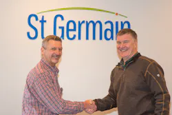 John Marchewka, founder of MIA Environmental (left) and Mark St.Germain, president of St.Germain (right)