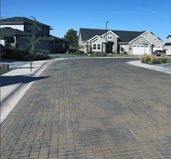 Figure 3. PICP street in Meridian, ID Figure 3. PICP street in Meridian, ID