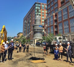 The H5 pump ready for installation The H5 pump ready for installation