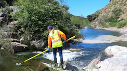 Receiving water sampling during the COVID-19 pandemic.