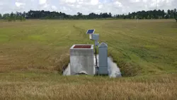 A smart pond in Harris County, TX