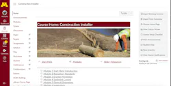 Attendees can take certifications and courses online, pausing and returning to the program at their convenience.