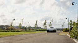 The Tormbia Free, an electric autonomous street sweeper. The Tormbia Free, an electric autonomous street sweeper.