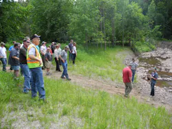 A typical outdoor class before the COVID-19 pandemic