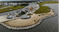 Iowa Court after construction of the living shoreline.