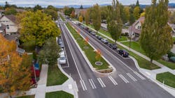 The finished Sharp Avenue project. The finished Sharp Avenue project.