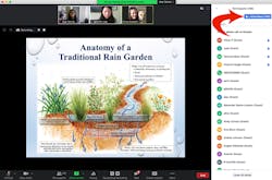San Mateo Countywide Water Pollution Prevention Program’s rain harvesting webinar in progress. San Mateo Countywide Water Pollution Prevention Program’s rain harvesting webinar in progress.