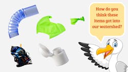 Sunny the Seagull, the Riverside County Watershed Protection Program’s Stormwater Pollution Prevention School Outreach Program’s Teacher Mascot, in action. Sunny the Seagull, the Riverside County Watershed Protection Program’s Stormwater Pollution Prevention School Outreach Program’s Teacher Mascot, in action.