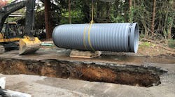 Polypropylene pipe, such as SaniTite&circledR; HP pipe from ADS being used in this West Vancouver project, is now included in British Columbia&rsquo;s Master Municipal Construction Documents (MMCD) for storm sewers and culverts.