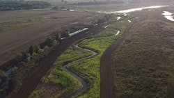 Drone shot of Willow Branch Drone shot of Willow Branch