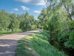 Water in the High Line Canal along DeKoevend Park in Centennial. Water in the High Line Canal along DeKoevend Park in Centennial.