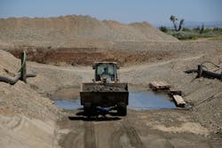 One of the channels that helped connect isolated ponds to nearby waterways. One of the channels that helped connect isolated ponds to nearby waterways.