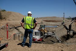 The project included construction of a 3,000-foot berm to prevent fish passage into the hazardous area and improvements to approximately 7,500 feet of existing channels. The project included construction of a 3,000-foot berm to prevent fish passage into the hazardous area and improvements to approximately 7,500 feet of existing channels.