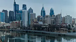 Landscape of Philadlephia, PA.