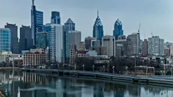 Landscape of Philadlephia, PA.