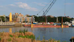 Expansion of a nearby wharf in D.C. Expansion of a nearby wharf in D.C.