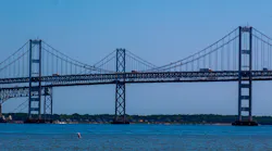 The Chesapeake Bay Bridge in Annapolis, MD. The waters below the bridge have shown significant improvement since nearby communities have limited their pollutant loads.