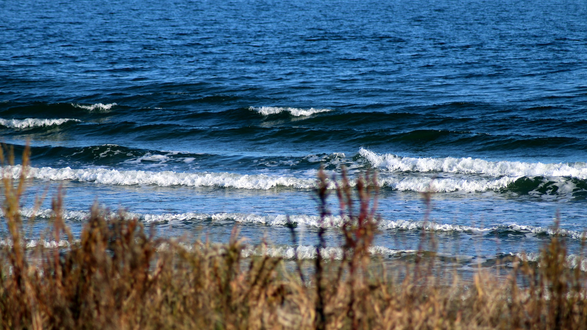 View of Chesapeake Bay near Hampton, VA.
