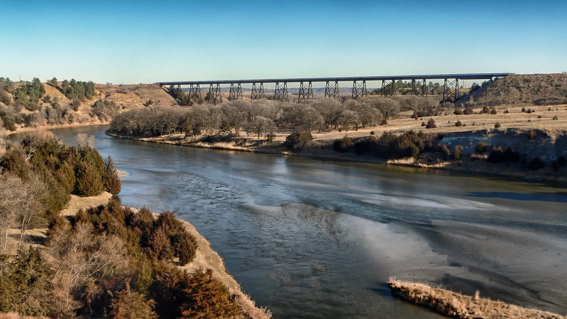 The Niobrara River, parent of the sediment-polluted Snake River.