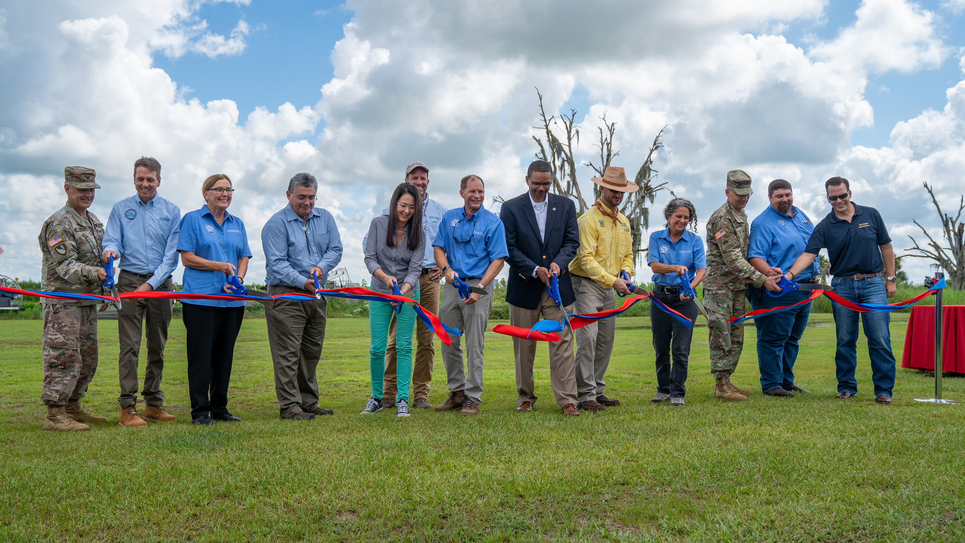 USACE and the SFWMD celebrated the completion of construction on the Kissimmee River Restoration Project at a Ribbon Cutting Ceremony at Riverwoods Field Laboratory in Lorida, Florida.