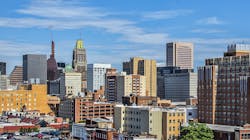 Skyline of Baltimore, Maryland - a major city of the state, and recipient of multiple DNR resiliency grants. Skyline of Baltimore, Maryland - a major city of the state, and recipient of multiple DNR resiliency grants.