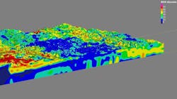 Sensing data processed and inverted in AGS Workbench software can then be combined in Seequent’s Leapfrog Works to create a 3D model that gives a detailed overview of resources. The above image is a hydrogeological map of the subsurface of an aquifer in Nebraska. Sensing data processed and inverted in AGS Workbench software can then be combined in Seequent’s Leapfrog Works to create a 3D model that gives a detailed overview of resources. The above image is a hydrogeological map of the subsurface of an aquifer in Nebraska.
