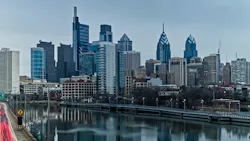 Cityscape of Philadelphia, which received the vast majority of stormwater project funding in this announcement.