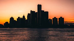 The city of Detroit, a large and flood-prone Great Lakes community, will likely face significant costs from flooding and coastal erosion, according to this survey. The city of Detroit, a large and flood-prone Great Lakes community, will likely face significant costs from flooding and coastal erosion, according to this survey.