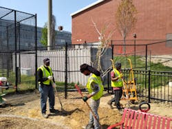 TCG Property Care working on LID BMPs at Riggs Park. The CWP&rsquo;s business development programs offered invaluable networking opportunities to those enrolled.
