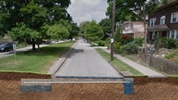 Gravel storage systems will be constructed under the center median along portions of Thomas and McPherson Boulevards. Gravel storage systems will be constructed under the center median along portions of Thomas and McPherson Boulevards.