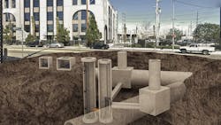 An illustration of Los Angeles's Low Flow Diversion project installations. An illustration of Los Angeles's Low Flow Diversion project installations.