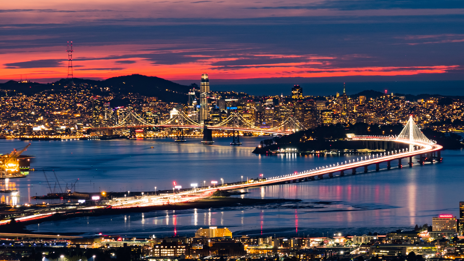 Skyline of San Francisco.