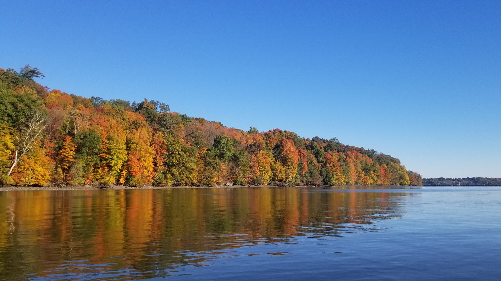 The Hudson River in New York.