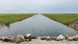 This spillway was one of 58 structures involved in the process of absorbing excess nutrients from the water, including phosphorous and nitrogen, and returning cleaner water into the St. Lucie River estuary.
