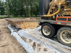 Erosion controls and secondary containment prevent impacts and can easily be inspected and maintained. Erosion controls and secondary containment prevent impacts and can easily be inspected and maintained.