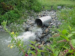 For most pipe outfall protections, riprap is the standard. But, for the thousands of pipes that have lower velocity and total flow values, a more flexible armoring application might be best.