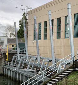 The new Lakeside Muhr trash rakes were in place and working by the middle of October 2020.