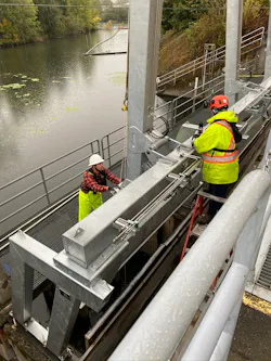 Frequent equipment failures were causing the existing, automated trash rakes at MCDD’s Pump Station #1 to shut down.