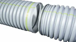 The HP Storm pipe features advanced polypropylene resin technology and a dual-wall profile design for high performance and increased stiffness.